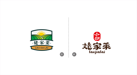 农产品标志设计 企业VI设计 姥家莱品牌升级全案--黑米设计